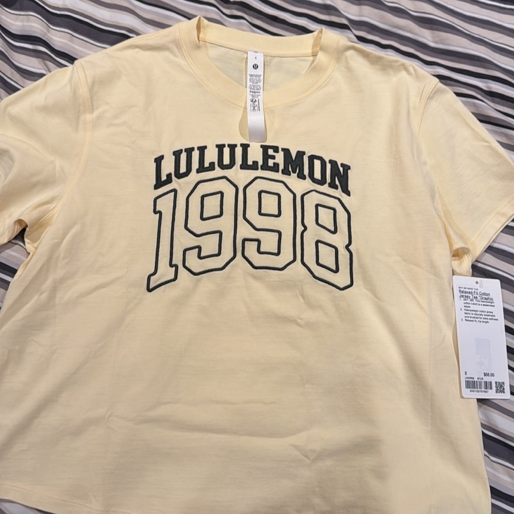 lululemon Butter Cream Relaxed-Fit Cotton Jersey T-Shirt